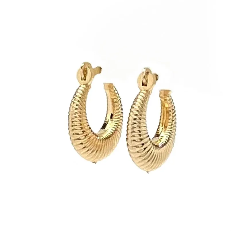 SMALL RIBBED HOOP