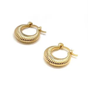 SMALL RIBBED HOOP