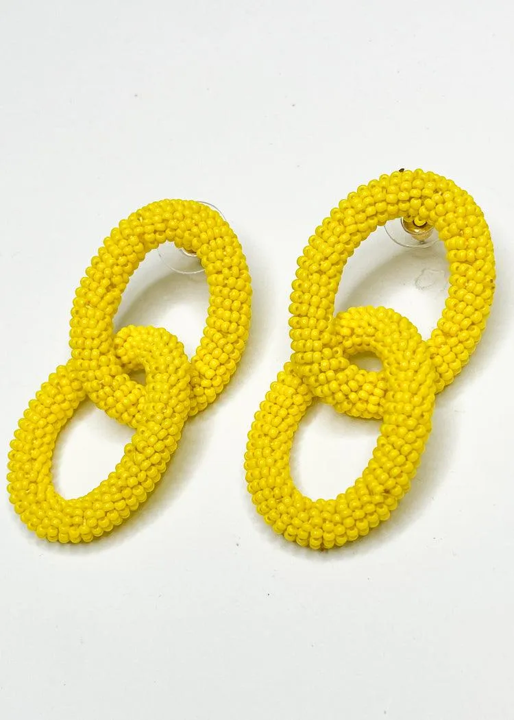 Solmar Link Hoops- Yellow