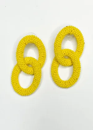 Solmar Link Hoops- Yellow