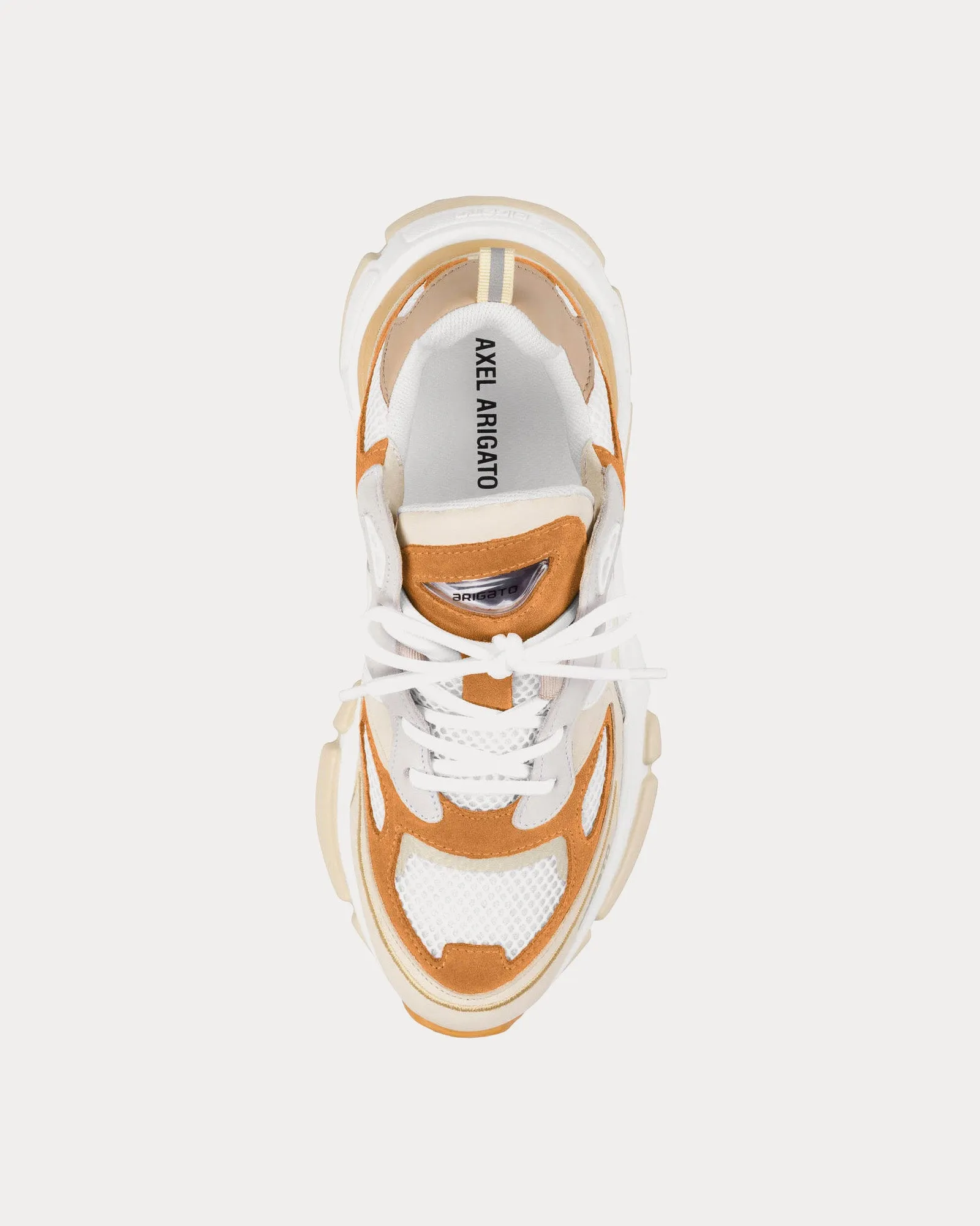 Sphere Runner White / Beige / Orange Low Top Sneakers