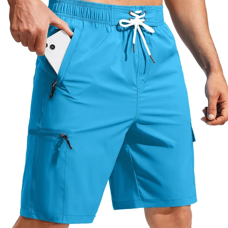 Swim Trunks Quick-Dry Board Shorts – Lightweight Wear With 5 Pockets
