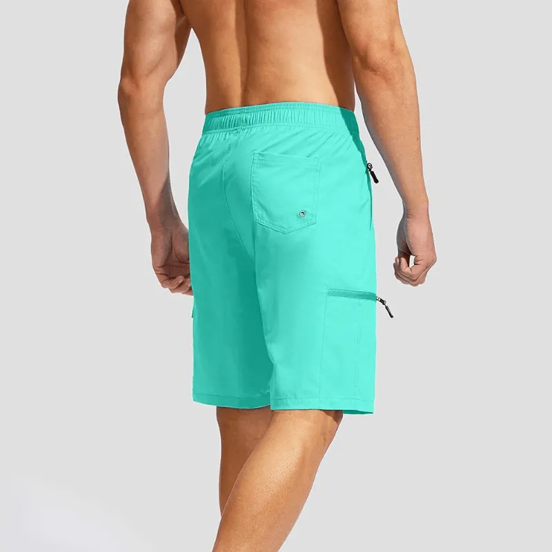 Swim Trunks Quick-Dry Board Shorts – Lightweight Wear With 5 Pockets