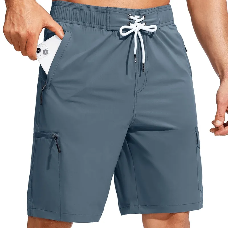 Swim Trunks Quick-Dry Board Shorts – Lightweight Wear With 5 Pockets