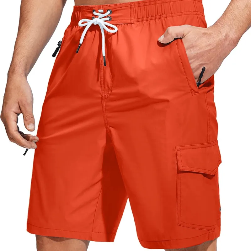 Swim Trunks Quick-Dry Board Shorts – Lightweight Wear With 5 Pockets