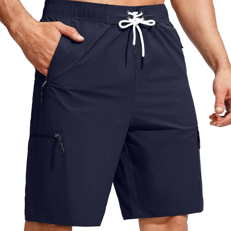 Swim Trunks Quick-Dry Board Shorts – Lightweight Wear With 5 Pockets