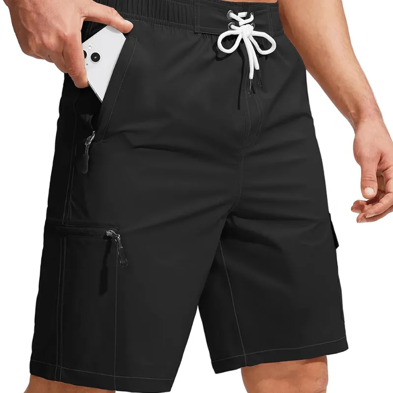Swim Trunks Quick-Dry Board Shorts – Lightweight Wear With 5 Pockets