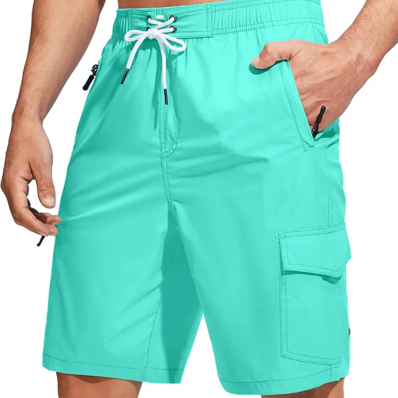 Swim Trunks Quick-Dry Board Shorts – Lightweight Wear With 5 Pockets