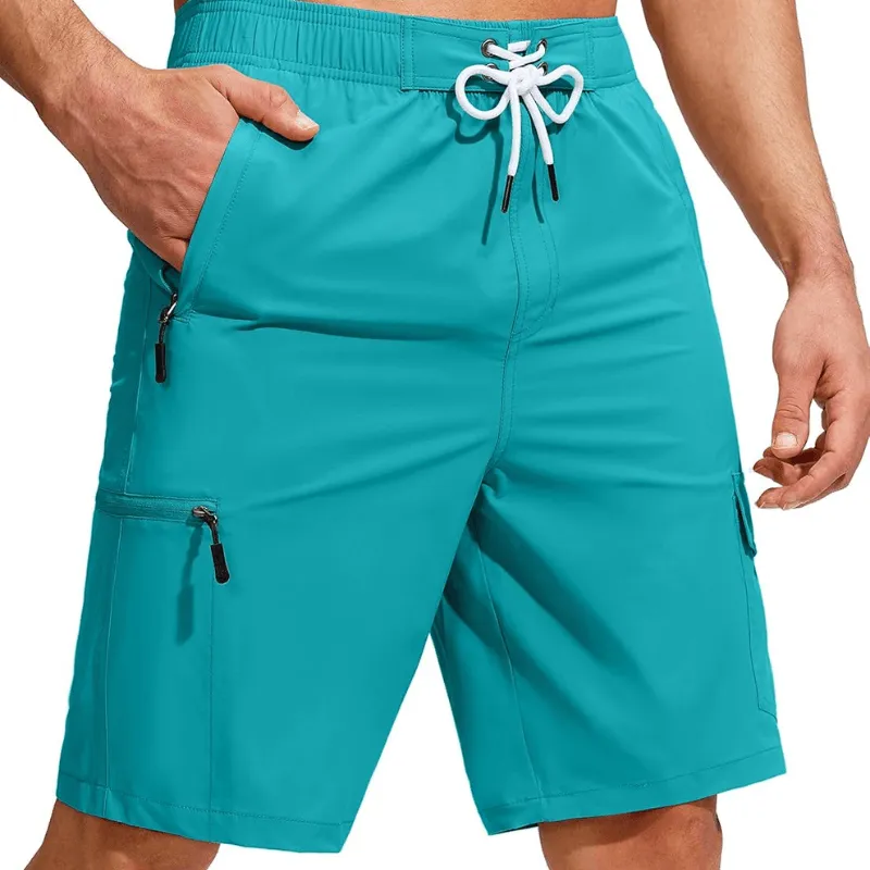 Swim Trunks Quick-Dry Board Shorts – Lightweight Wear With 5 Pockets