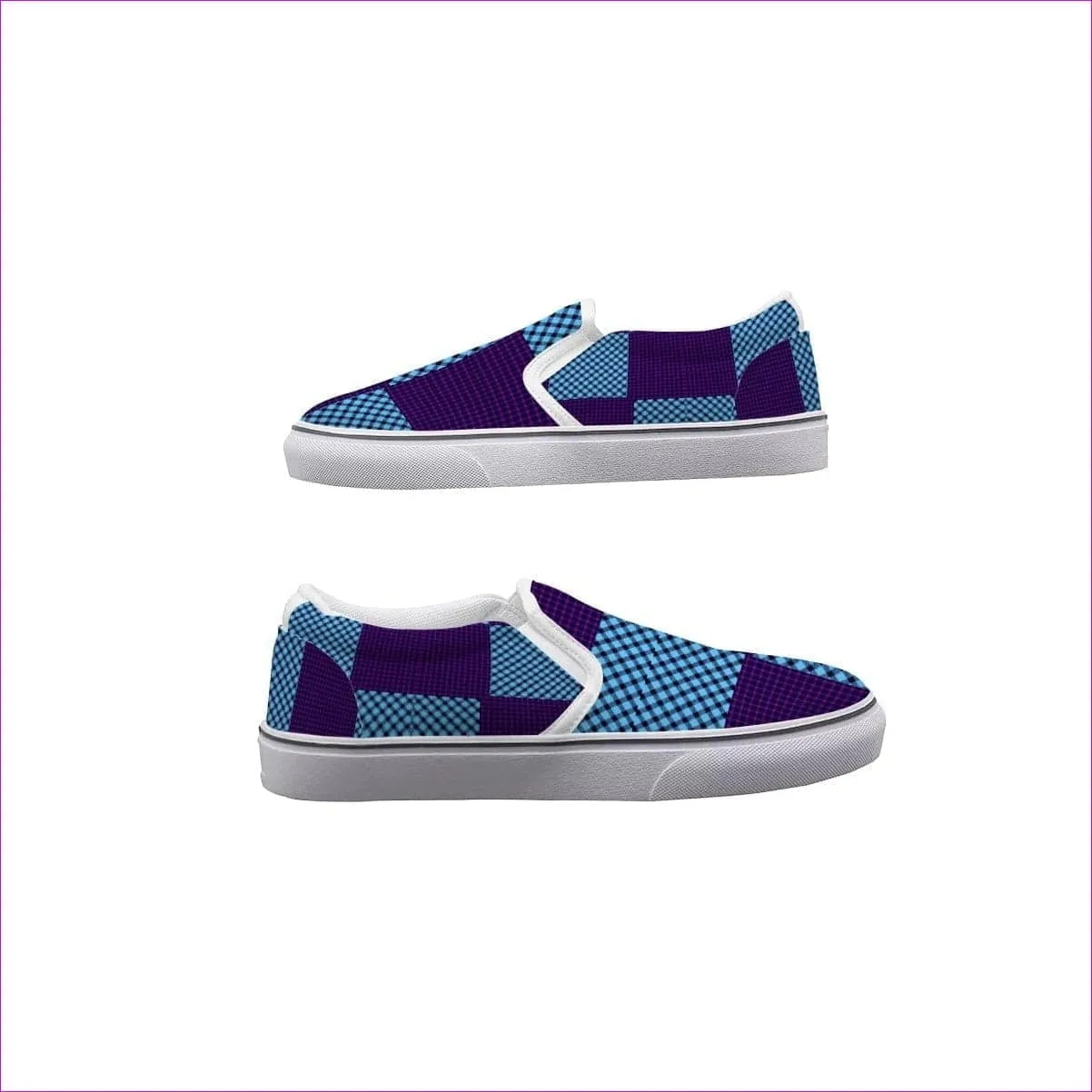 Tartan Women's Slip On Sneakers
