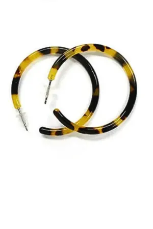 Tortoise Hoops | Brown