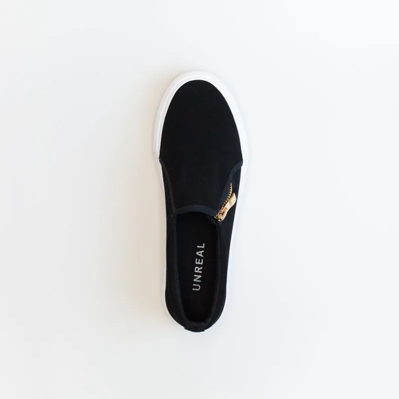 Unreal Women Slip-On Sneaker With Zip _ 150509