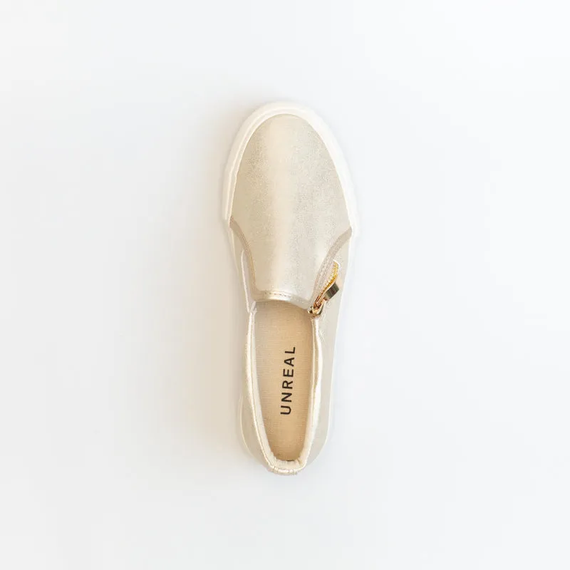 Unreal Women Slip-On Sneaker With Zip _ 150509