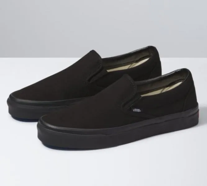 VANS - Men - Slip On - Black Mono