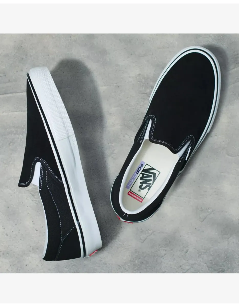 Vans Skate Slip-On in Black/White