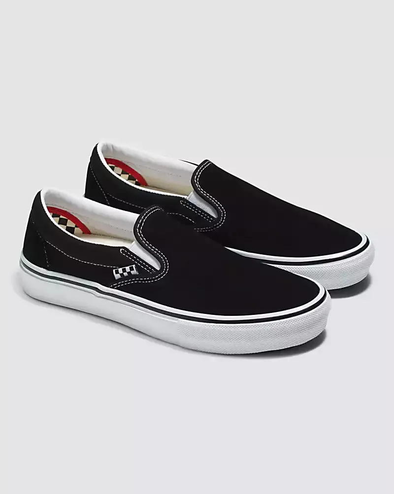 Vans Skate Slip-On in Black/White