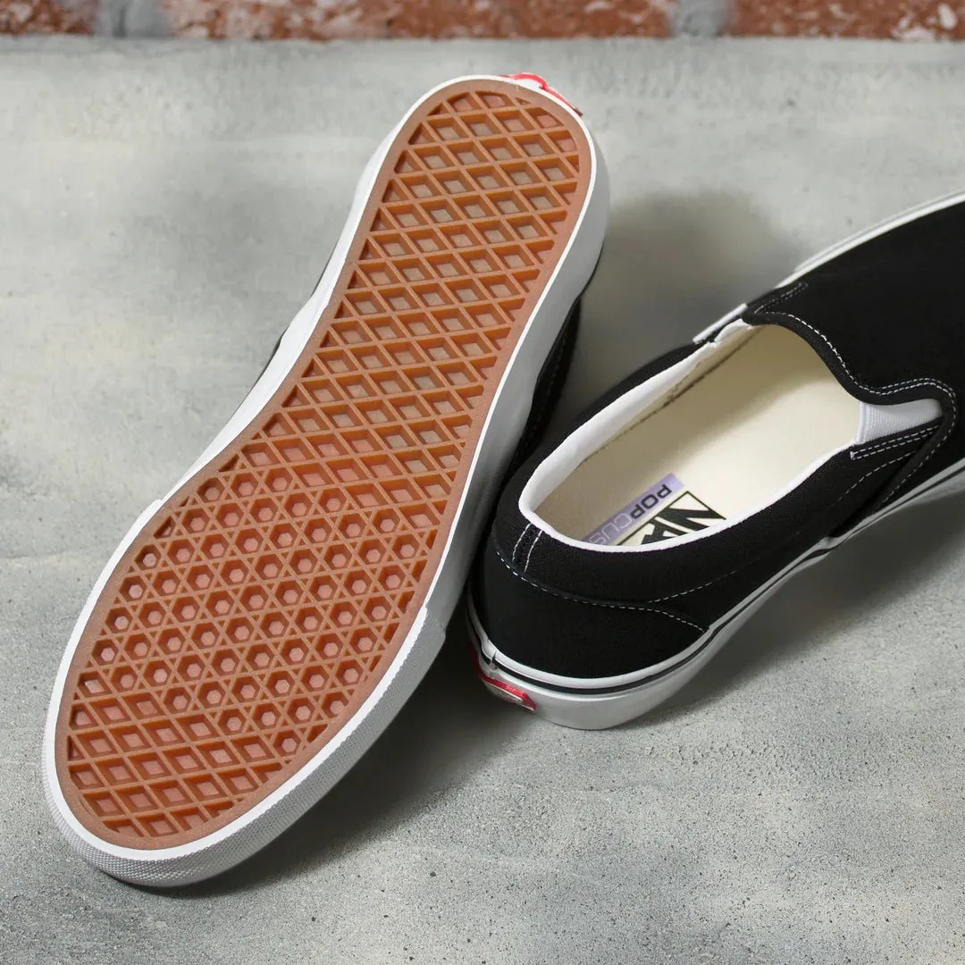 Vans Skate Slip-On in Black/White