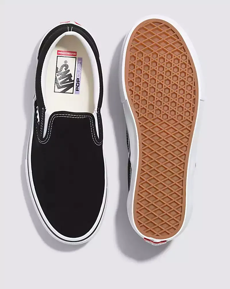 Vans Skate Slip-On in Black/White