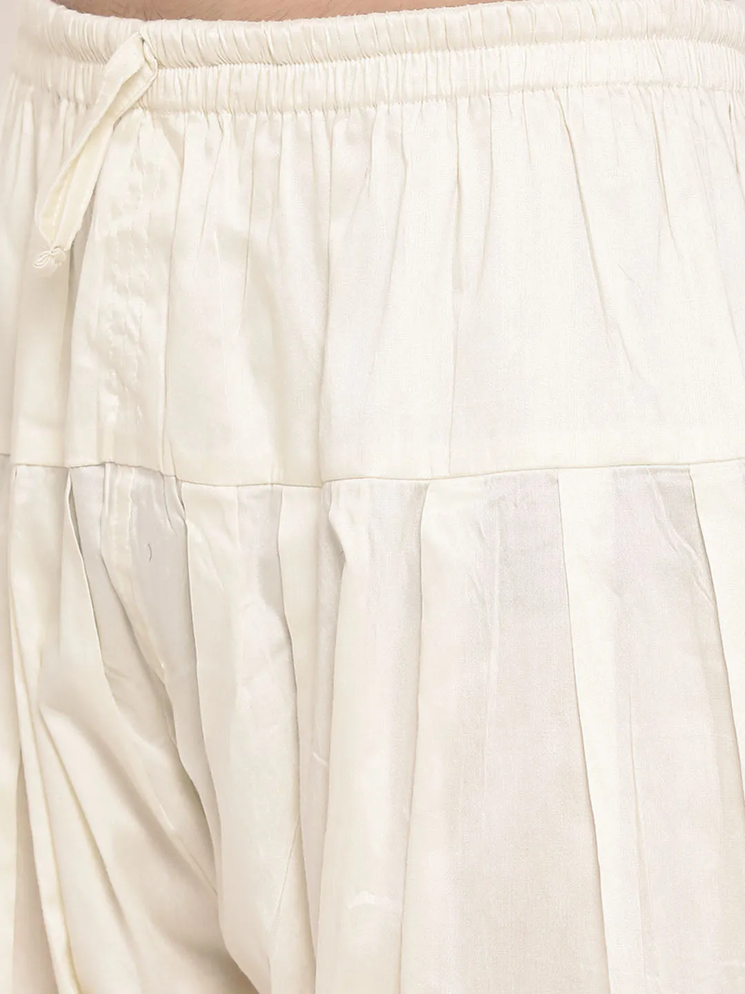 VASTRAMAY Pink Chikankari Kurta With Patiala