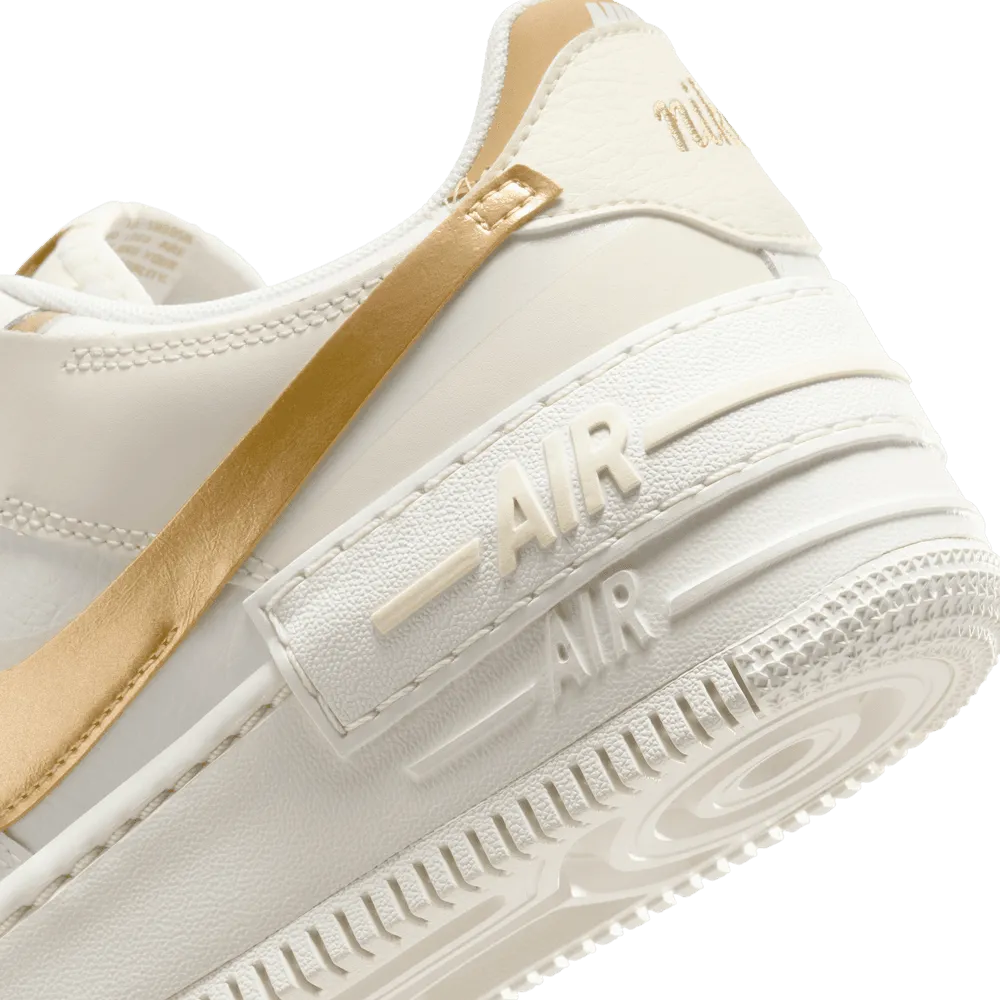 W Air Force 1 Shadow 'Sail Metallic Gold'