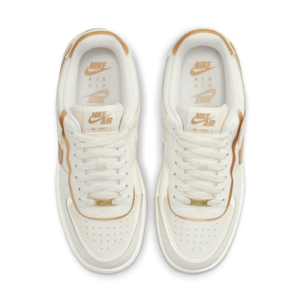 W Air Force 1 Shadow 'Sail Metallic Gold'
