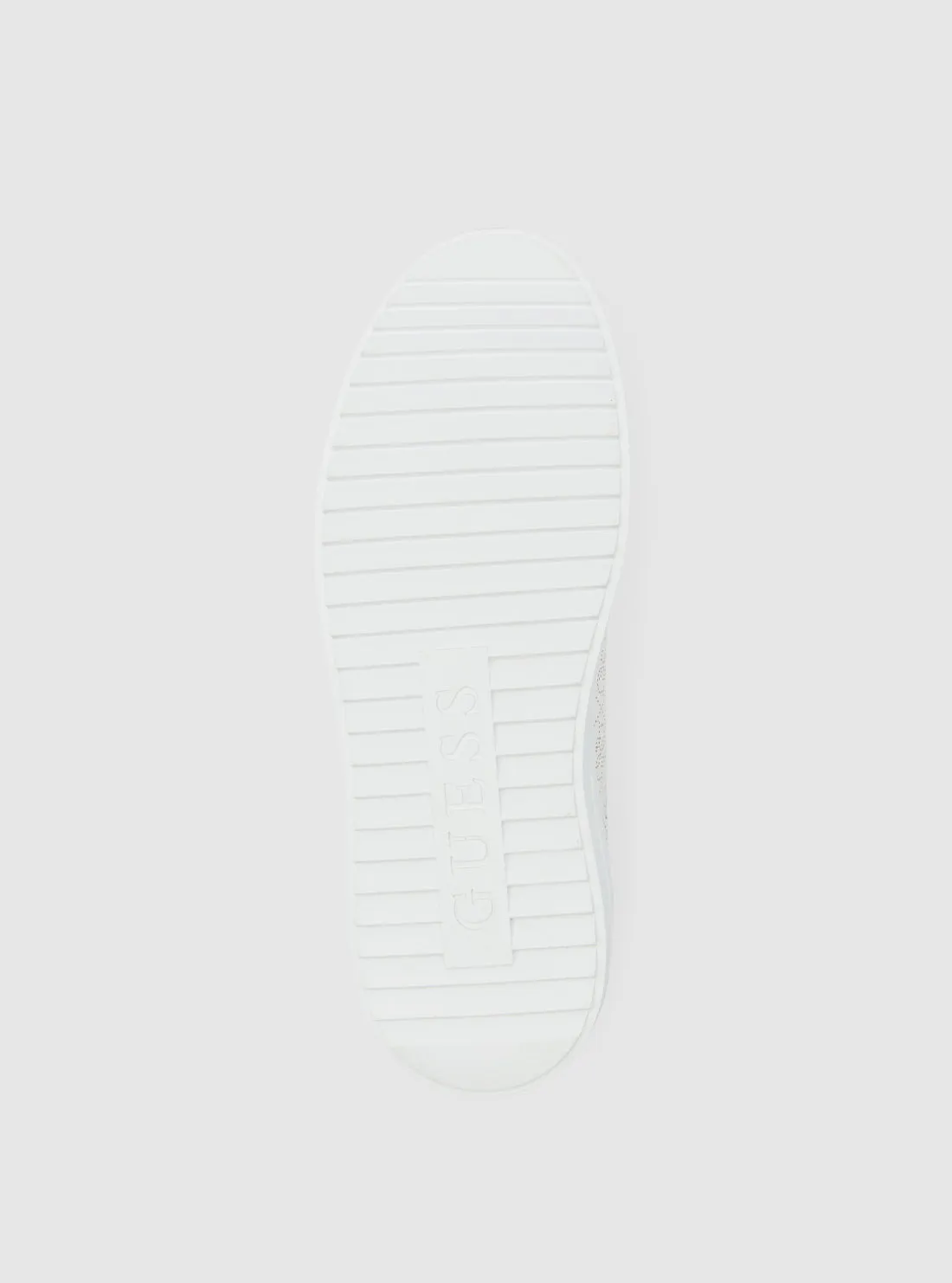 White Denesa Low-Top Platform Sneakers