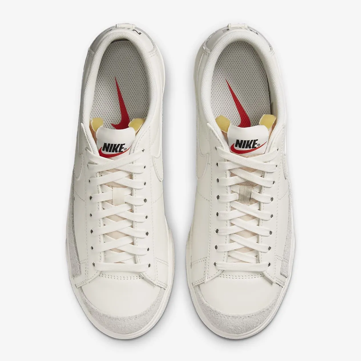 Women's Nike Blazer Low Platform (White/Sail/Grey)(DJ0292-105)