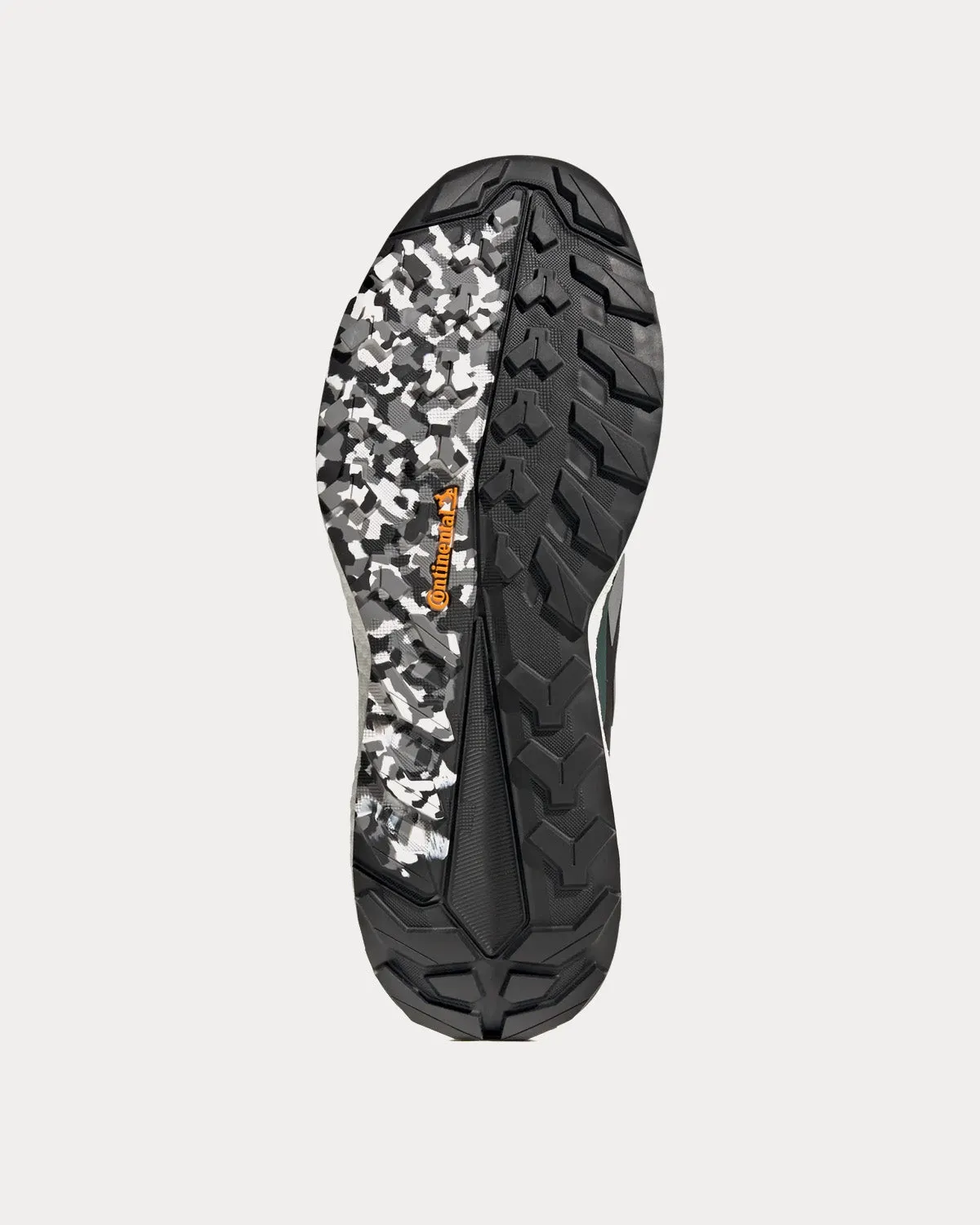 x and wander Terrex Free Hiker 2.0 Core Black / Matte Silver / Pulse Olive High Top Sneakers