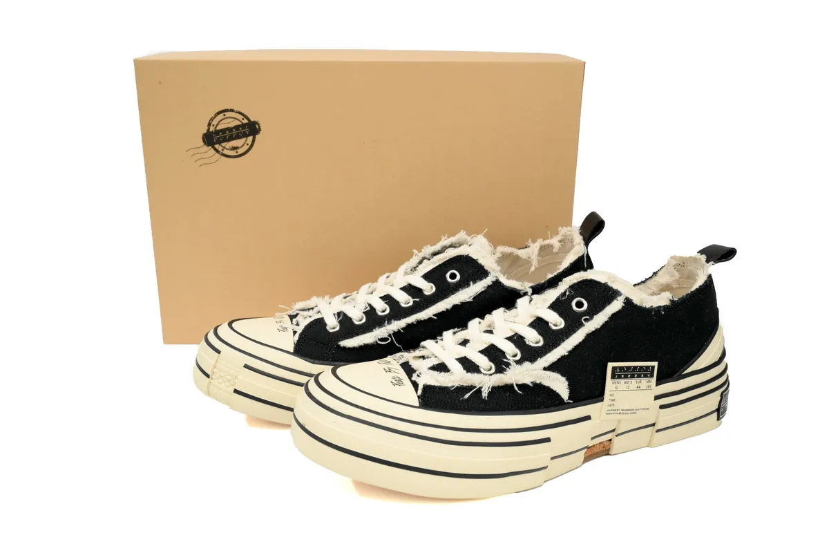 xVESSEL Crooked Black Shoe